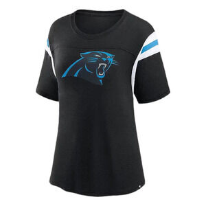 NFL Women's Team Logo Short Sleeve T-Shirt Panthers - Regular
